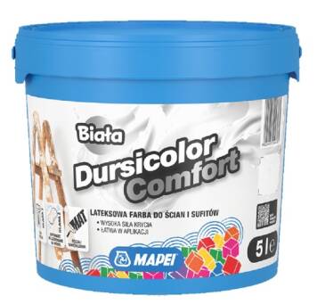 DURSICOLOR COMFORT Farba BIAŁA  5 L