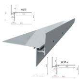 Profil okapowy W35+ szary