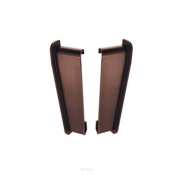 Odbojniki przyścienne do profili W30 LEWY PRAWY Brąz