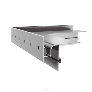 Narożniki do profili W30R Zewnętrzny 90" Szary