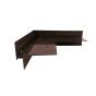 Narożniki do profili W35+ zewnętrzny łączący 90"  PRAWY brąz