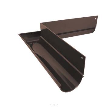 Narożnik rynny zewnętrzny  90 R50 brąz