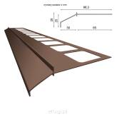 Profil Okapowy Prosty 2mb Brązowa K100