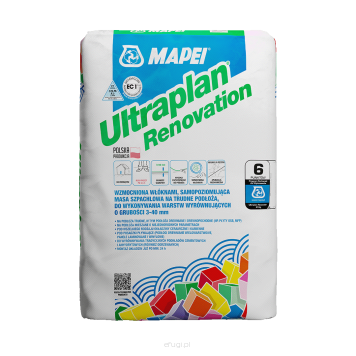 Ultraplan Renovation 23kg. Masa samopoziom 3-30mm