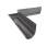 Narożnik rynny zewnętrzny  90 R50 szary