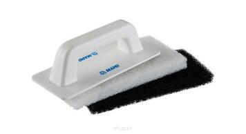 Paca z białą i czarna włókniną