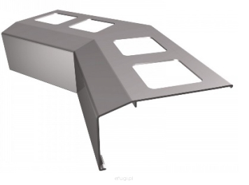 Narożnik wewnętrzny 135" Szary K301