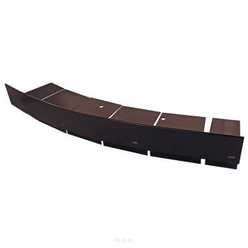 Profil okapowy W35+ brąz nacinany