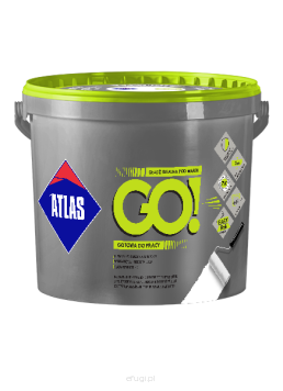 Gładź polimerowa Atlas GO biała 25 kg 