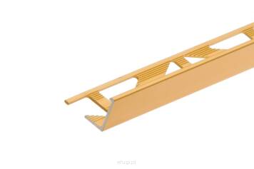 Listwa aluminiowa (złota) typ "L" 8mm/250cm