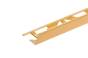 Listwa aluminiowa (złota) typ "L" 8mm/250cm