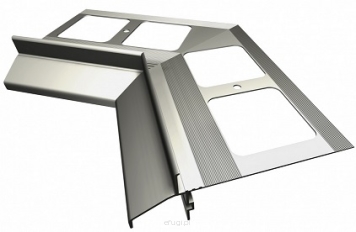 Narożnik wewnętrzny 135" Szary K40